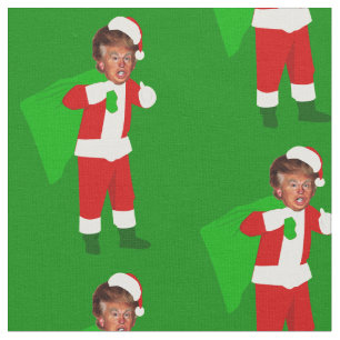Tomt donald trump roligt julklump tyg