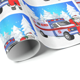 Tomt EMS Ambulans jul Presentpapper