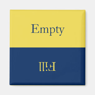 Tomt fyllningsdiskmaskin Reversible Magnet