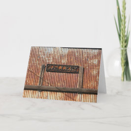 Tomt gallerikort kort