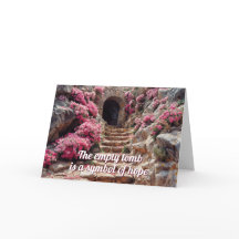 Tomt Garden Grav Påsk-kort