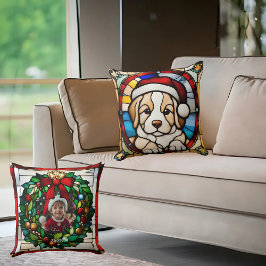 Tomt glas, Puppy Faux, fastnat Kudde