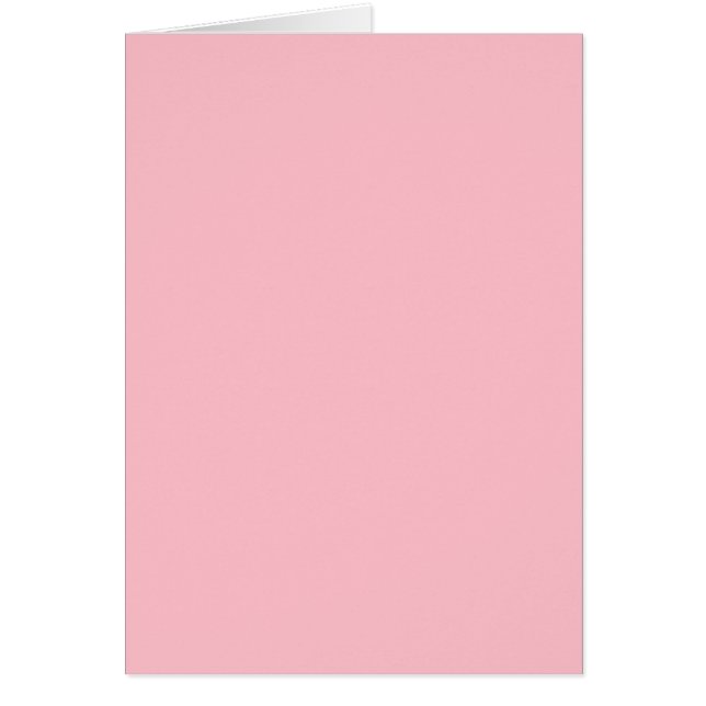 Tomt gratulationskort för fast Rosa Hälsningskort (Framsidan)