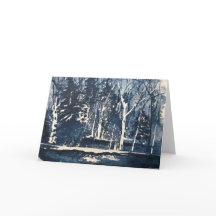 Tomt gratulationskort för varg Måne