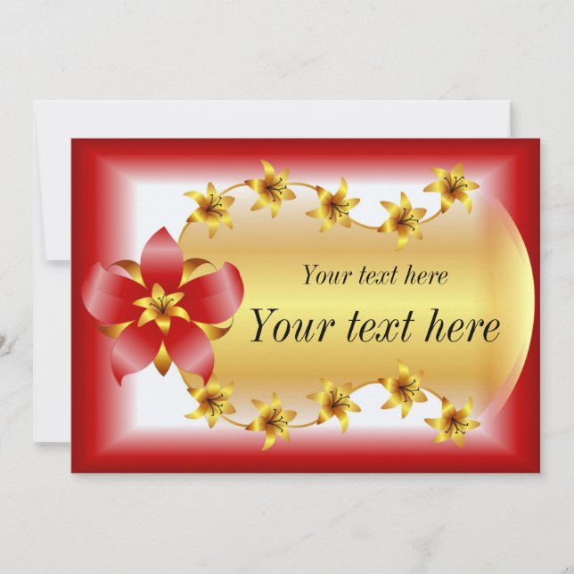 Tomt gratulationskort julkort (Framsida)