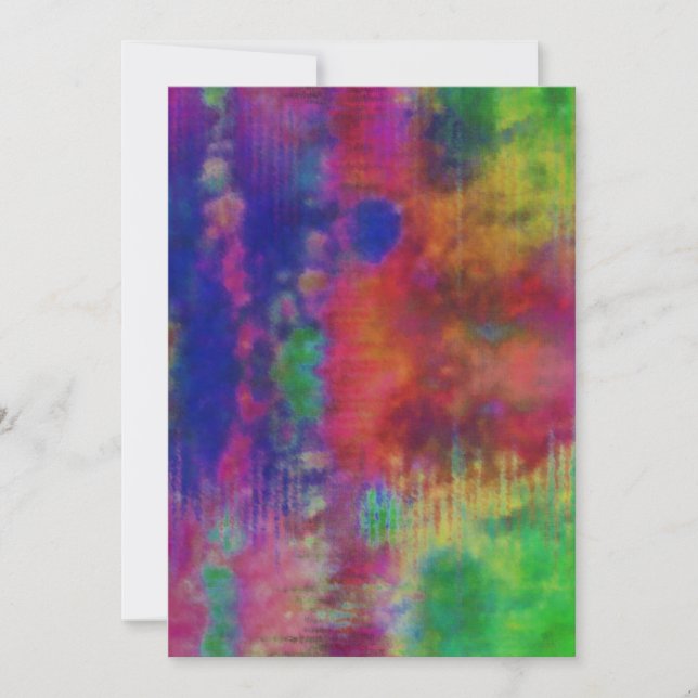 Tomt gratulationskort med färgbakgrund julkort (Framsida)