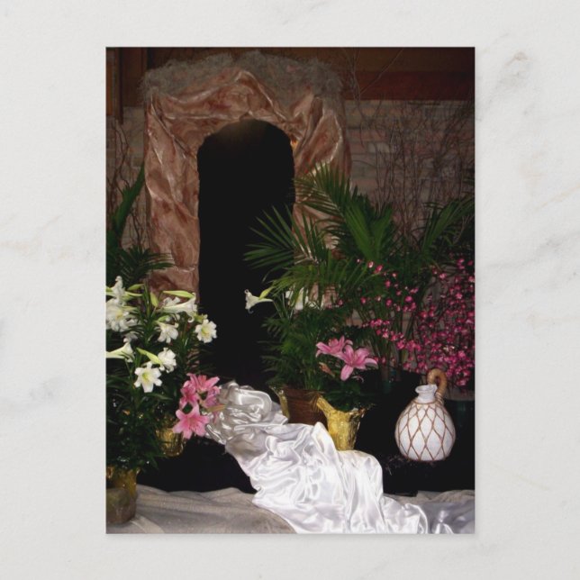 Tomt Grav i Påsk Helg Vykort (Framsida)