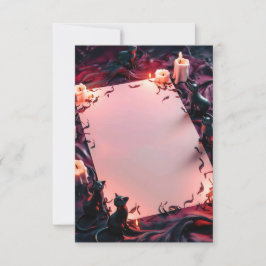 Tomt Halloween-inbjudningskort Inbjudningar