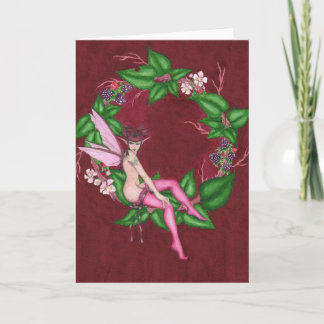 Tomt hälsningkort "för björnbär" kort