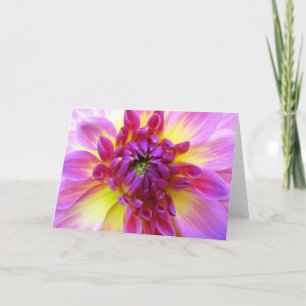 Tomt hälsningkort för Dahlia Kort