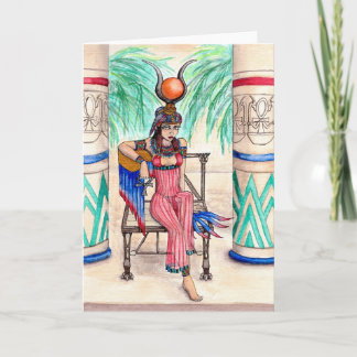 Tomt hälsningkort "för Isis" Kort