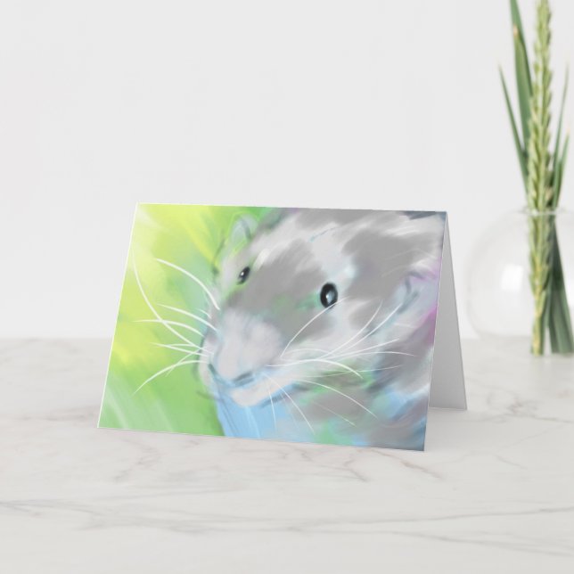 Tomt hälsningkort "för Nutmeg" Kort (Framsida)