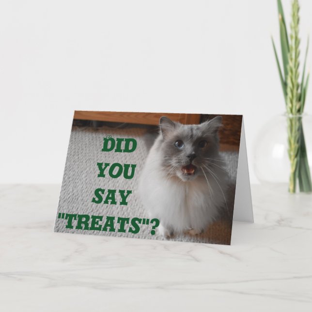 Tomt hälsningkort kort (Framsida)