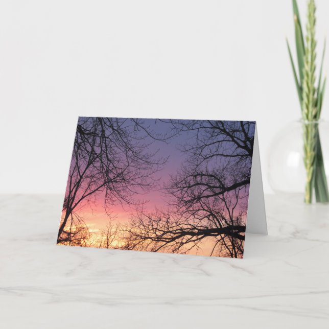 Tomt hälsningkort kort (Framsida)