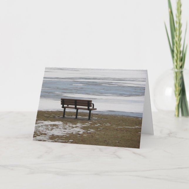 Tomt hälsningkort kort (Framsida)