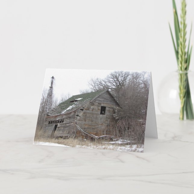 Tomt hälsningkort kort (Framsida)