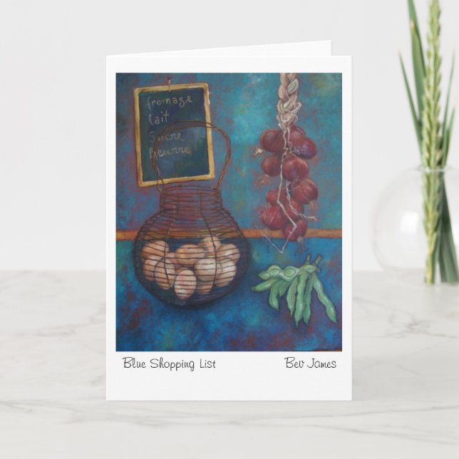 Tomt hälsningkort med original- konstverk kort (Framsida)