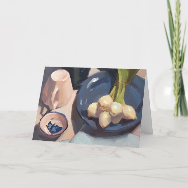 Tomt hälsningskort, originalversion av Sarah Sedwi Kort (Framsida)