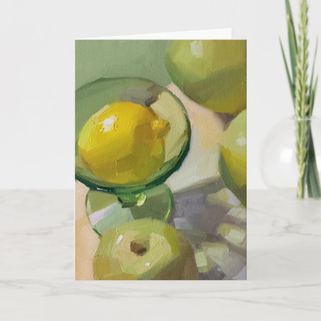 Tomt hälsningskort, originalversion av Sarah Sedwi Tack Kort (Framsida)