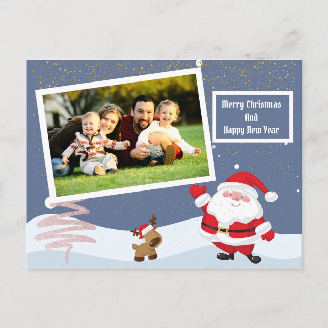 Tomt-Helgdag för söt Personlig Vykort (Framsida)