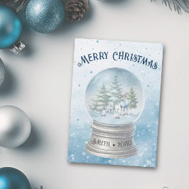 Tomt Helgdag för trädsdjur - julklapp Julkort