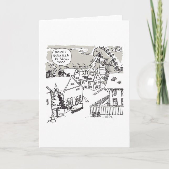 Tomt jokertecken helgkort (Framsida)