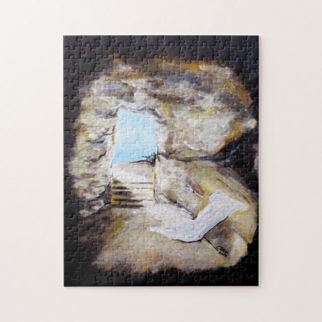 Tomt jordfästninggravpussel pussel (Vertikal)