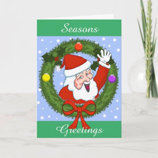 Tomt Julhälsningar kort (Anpassade) (Framsida)