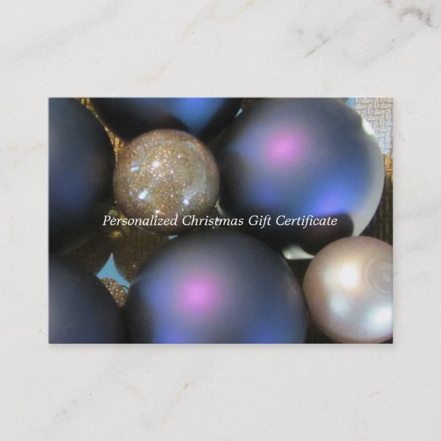 Tomt julintyg rabattkort (Framsida)