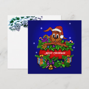 Tomt julklapp för kanin