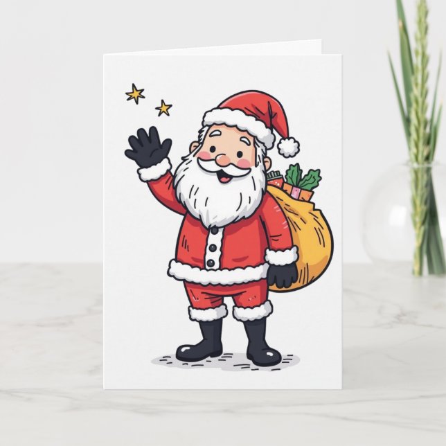 Tomt julkort - Tom inre Helgdag Kort (Framsida)