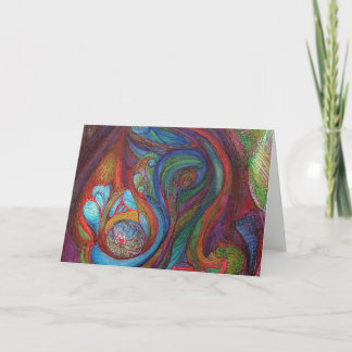 Tomt kort 5x7 med titeln "Euphoria" av M.Manderbac