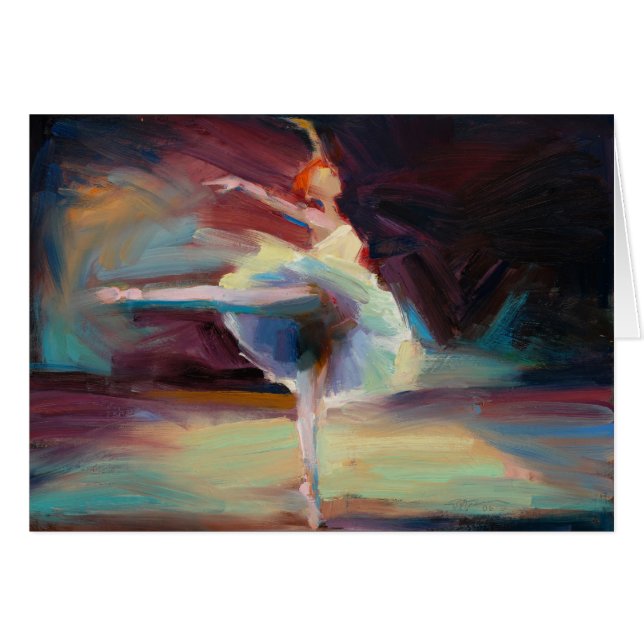 Tomt kort "för Arabesque" (Framsidan Horizontal)