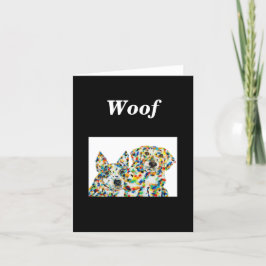 Tomt kort för australian shepherd och Plott Hound