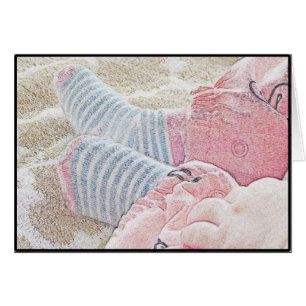 Tomt kort för baby