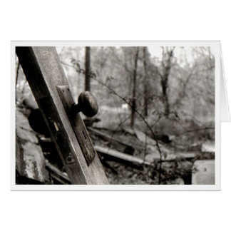 Tomt kort för dörrknapp