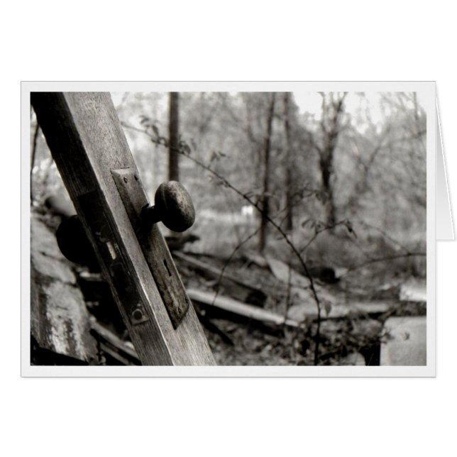 Tomt kort för dörrknapp (Framsidan Horizontal)