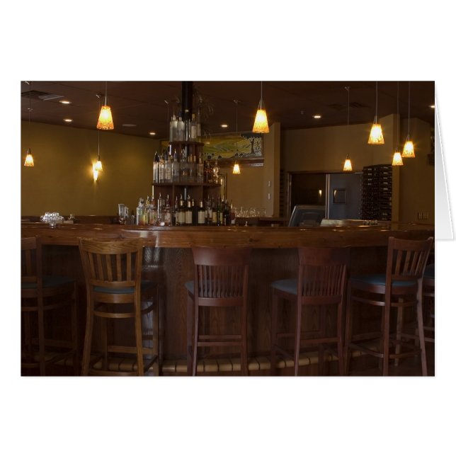 Tomt kort för elegant Pub (Framsidan Horizontal)