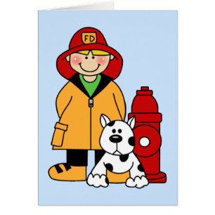 Tomt kort för Fireman (Boy)