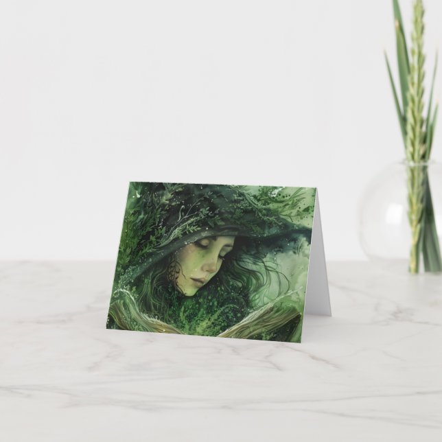 Tomt kort för grönt (Framsida)