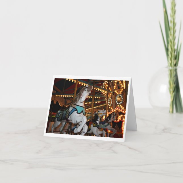 Tomt kort för karnevalhäst (Framsida)