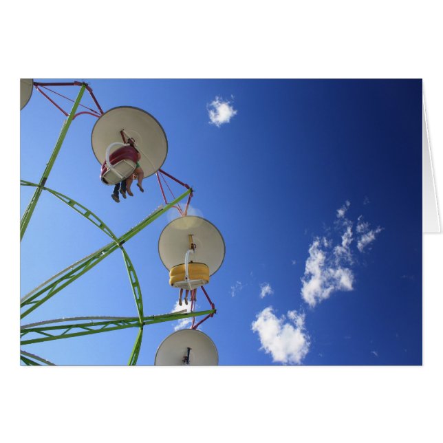 Tomt kort för karnevalritt (Framsidan Horizontal)