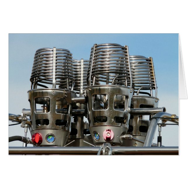 Tomt kort för luftballong Burners (Framsidan Horizontal)