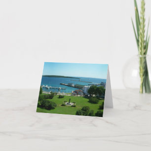 Tomt kort för Mackinac ö