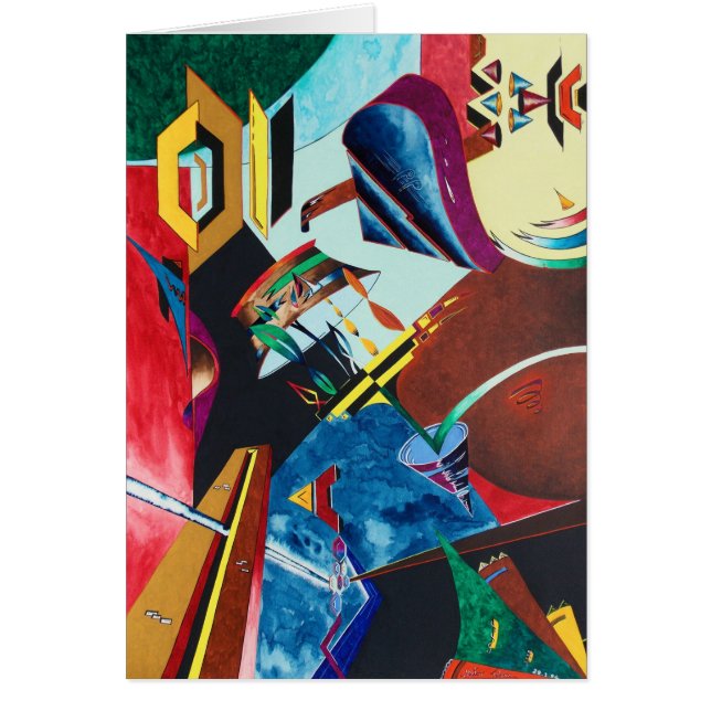 Tomt kort "för musikal" av Viktor Tilson (Framsidan)