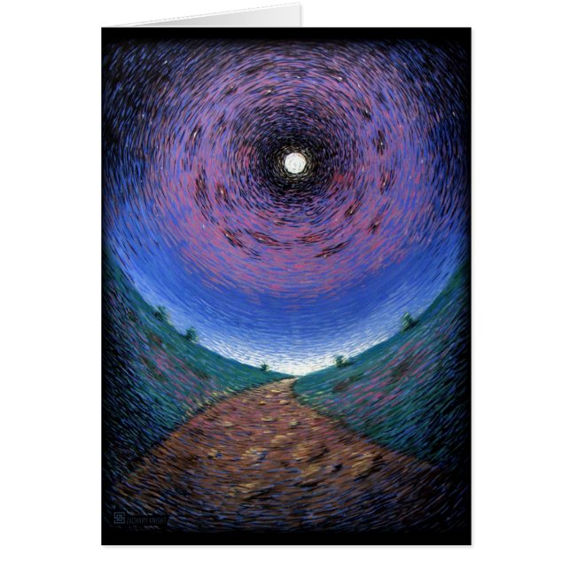 Tomt kort "för oavbruten följd" (Framsidan)