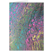 Tomt kort för påfågel