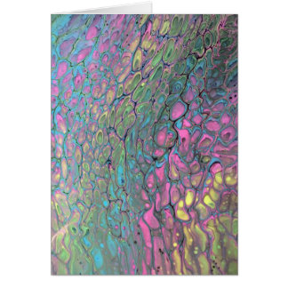 Tomt kort för påfågel