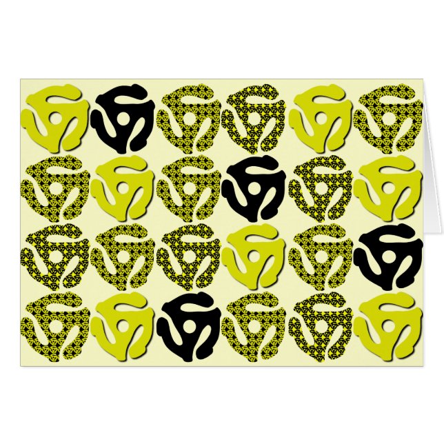 Tomt kort för rekord- mellanlägg 45 (Framsidan Horizontal)