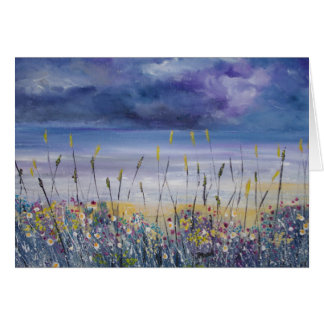 Tomt kort för tom strand